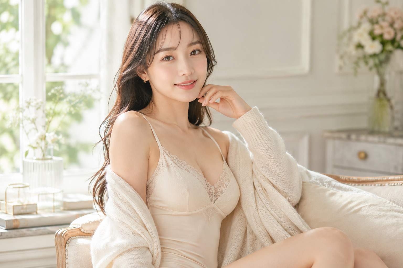 着用モデルの撮影イメージ